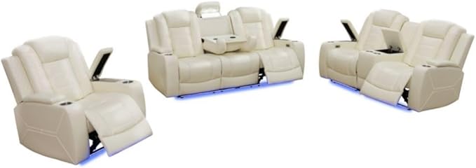 Electric Power Recliner Chair/Loveseat/Sofa Living Room, Comfy Home Theater by Unknown