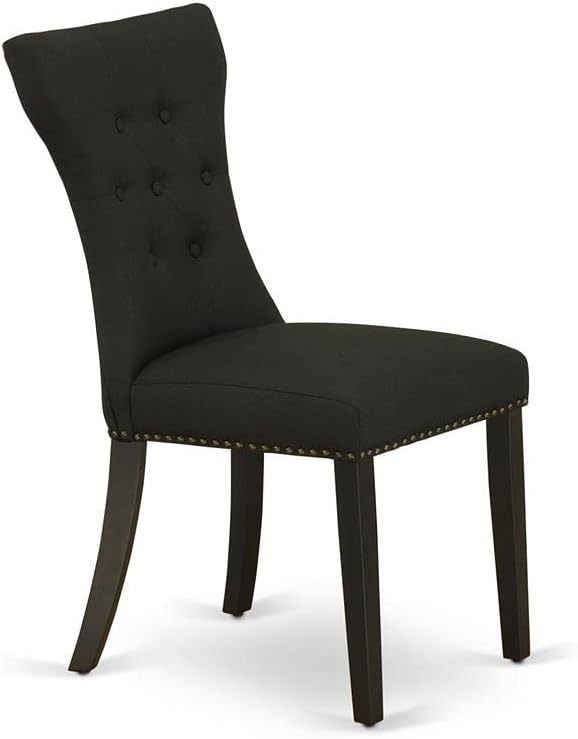East West Furniture GAP1T24 Gallatin Parsons Dining Chairs - Image 5