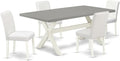 East West Furniture X097AB264-5 5 Piece Dining Room Furniture Set Includes a by EastWestFurniture