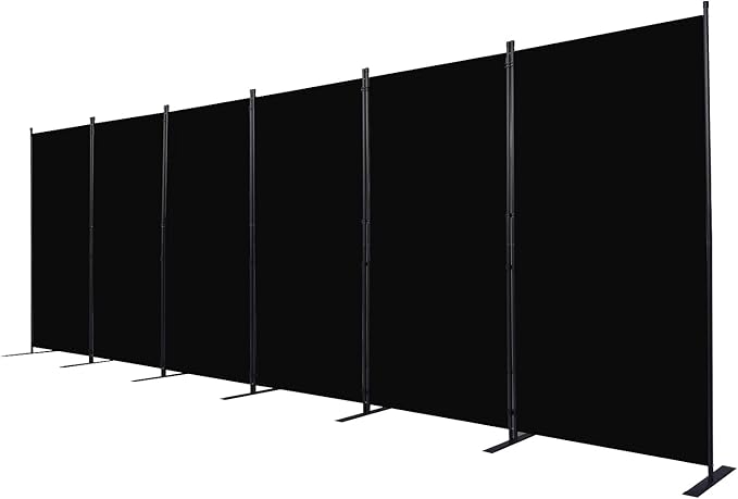 Room Divider, 6 Panel Folding Privacy Screens by CHOSENM