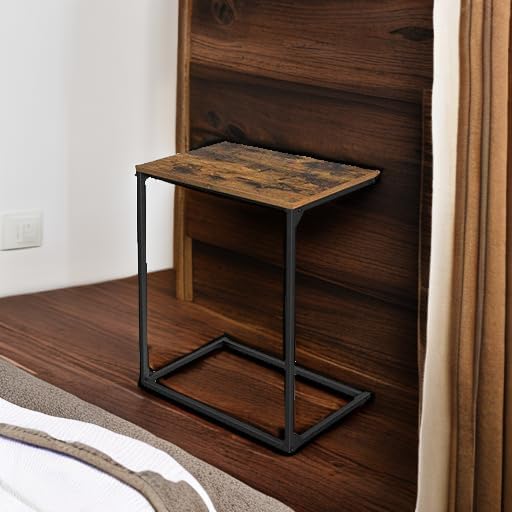 VASAGLE C Shape End Table, Small Coffee Table - Image 6