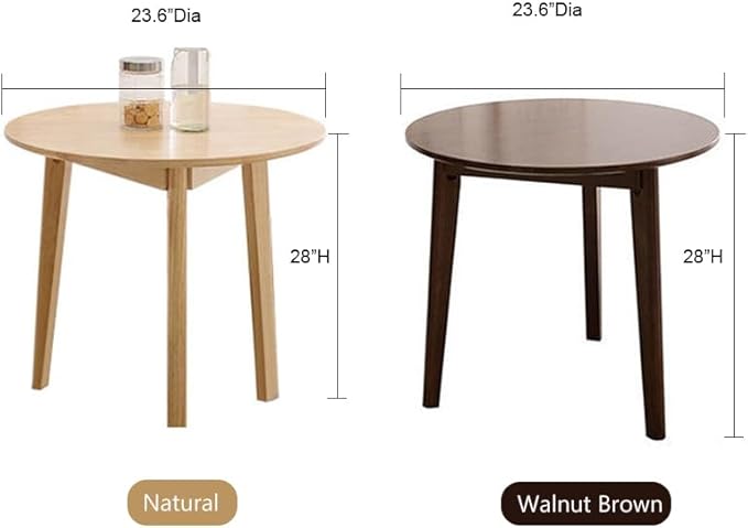 Simplicity Solid Wood Dining Table, Round - Image 2