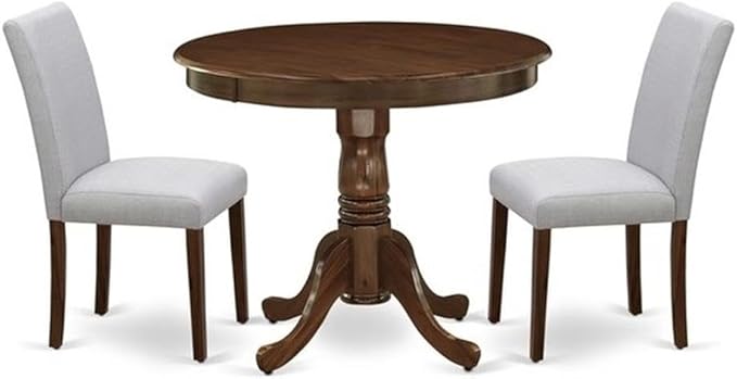 East West Furniture ANAB3-AWA-05 3 Piece Modern Dining Table Set Includes a by EastWestFurniture