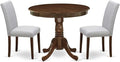 East West Furniture ANAB3-AWA-05 3 Piece Modern Dining Table Set Includes a by EastWestFurniture