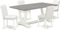East West Furniture V097AB264-5 5 Piece Kitchen Table & Chairs Set Includes a by EastWestFurniture