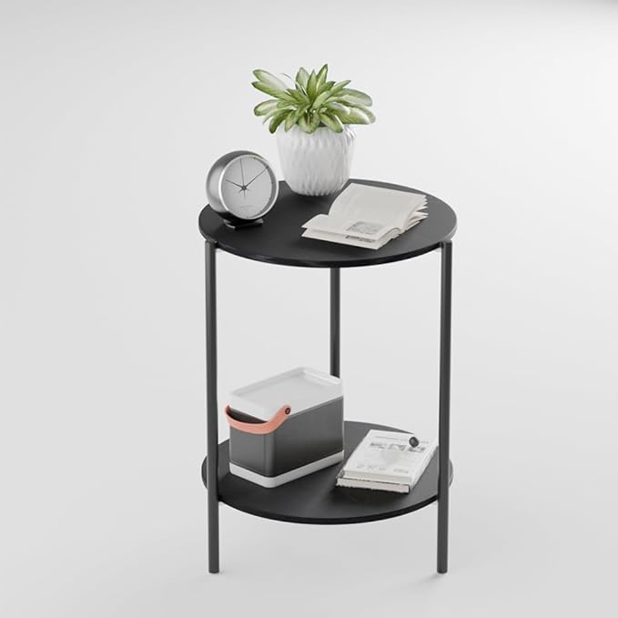 Side Table, Round End Table - Image 5