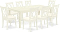 East West Furniture LGCL9-LWH-C 9 Piece Modern Dining Table Set Includes a by EastWestFurniture
