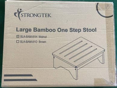 StrongTek Bamboo Bed Step Stool - Image 10