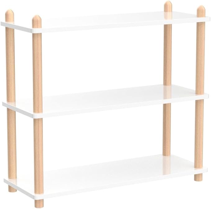 IOTXY 3-Tier Wooden Shelf Bookcase - Image 5