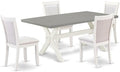 East West Furniture X097MZ001-5 5 Piece Dining Table Set by EastWestFurniture