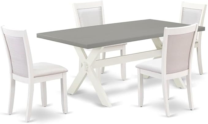 East West Furniture X097MZ001-5 5 Piece Dining Table Set by EastWestFurniture