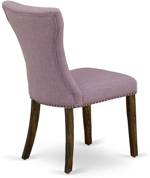 East West Furniture GAP7T40 Gallatin Parson Kitchen Chairs - Image 7