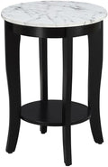 Convenience Concepts American Heritage Round End Table by ConvenienceConcepts