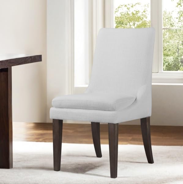 Upholstered Dining Chairs Modern Sidechair Performance Fabric High Back - Image 2