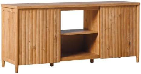 Walker Edison Scandinavian Reeded TV Stand - Image 2