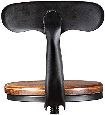 Diwhy Industrial Bar Stools, Kitchen Dining Chair, Wood Top Stool, Adjustable - Image 8
