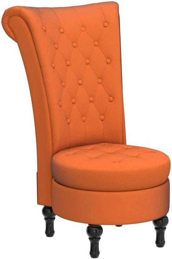 Container Furniture Direct Royal High-Back Velvet Accent Chair - Image 4