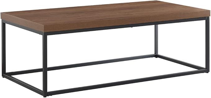 CENSI 47-Inch Dark Walnut Coffee Table - Image 7
