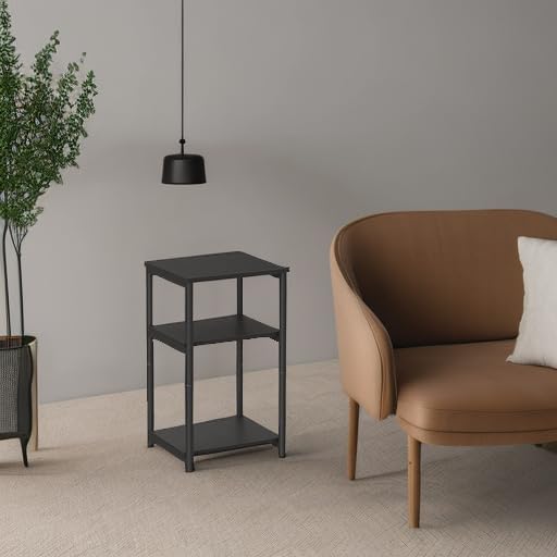 VASAGLE Side Table, Small End Table, Tall Nightstand - Image 6