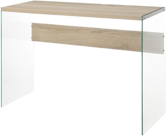 Convenience Concepts SoHo Console Table/Desk, Weathered White - Image 4