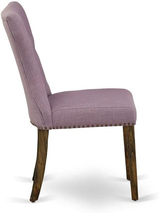 East West Furniture GAP7T40 Gallatin Parson Kitchen Chairs - Image 6