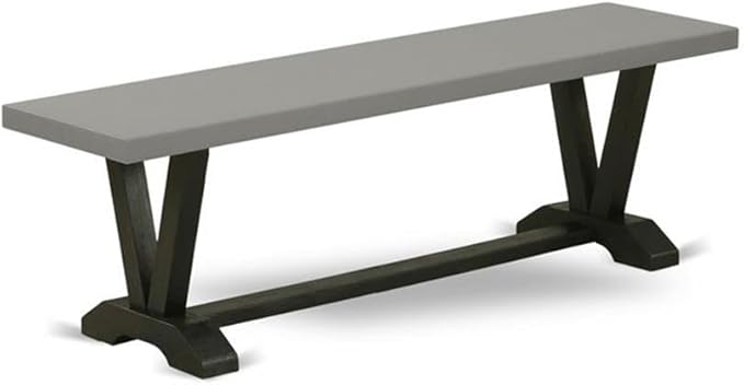 East West Furniture V696VE650-6 6 Piece Dining Set Contains a Rectangle Dining - Image 5