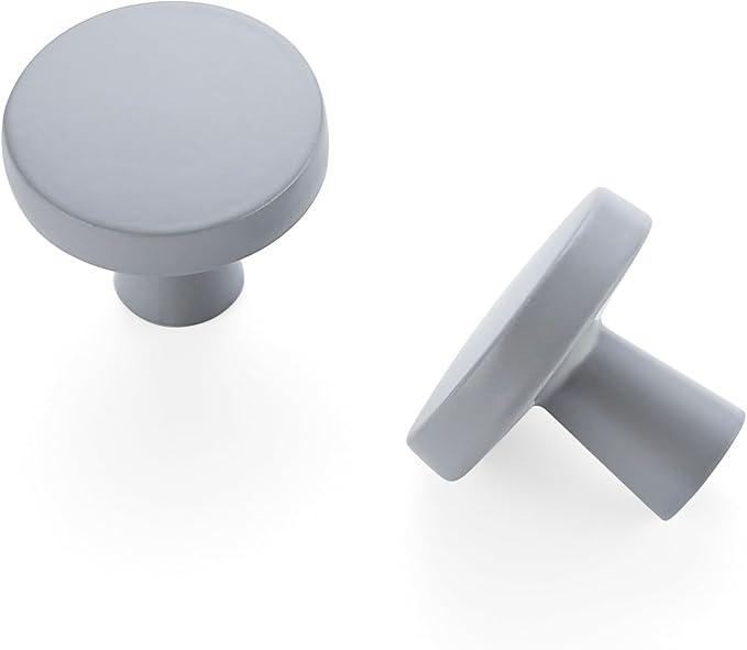 Ravinte 5 Pack Drawer Pulls 1-1/4 Inch Kitchen Cabinet Knobs Solid Round - Image 9