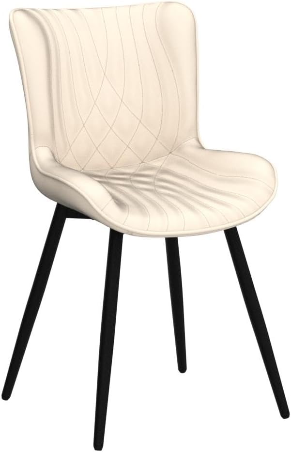YOUTASTE Dining Chairs Set of 2 Upholstered Mid Century Modern Kitchen Dining - Image 5