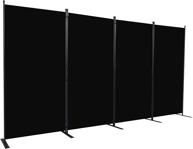 Room Divider, 4 Panel Folding Privacy Screens by CHOSENM