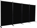 Room Divider, 4 Panel Folding Privacy Screens by CHOSENM