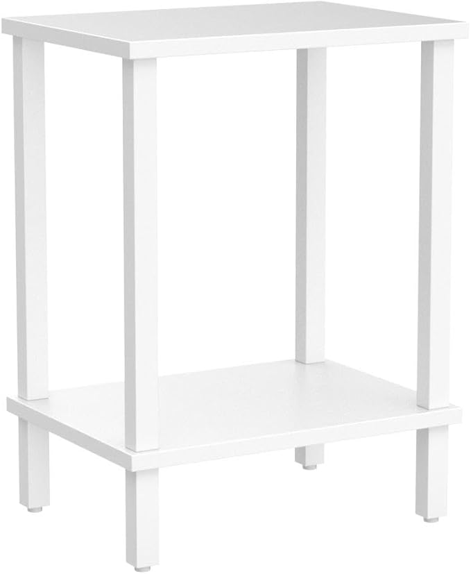 TUTOTAK End Table, Side Table, Nightstand, 2-Tier Storage Shelf, Sofa Table - Image 5
