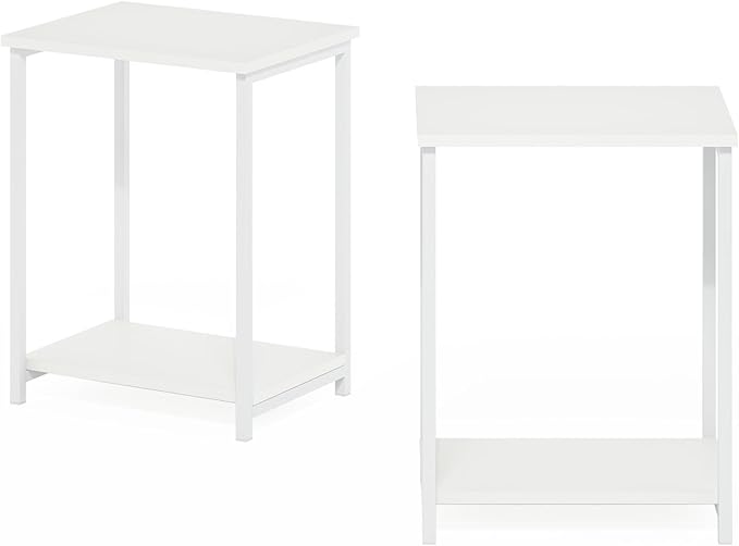 Furinno Simplistic Industrial Metal Frame End Table - Image 6