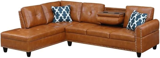 Ball & Cast 98" L Shaped Sectional Couch - Image 9