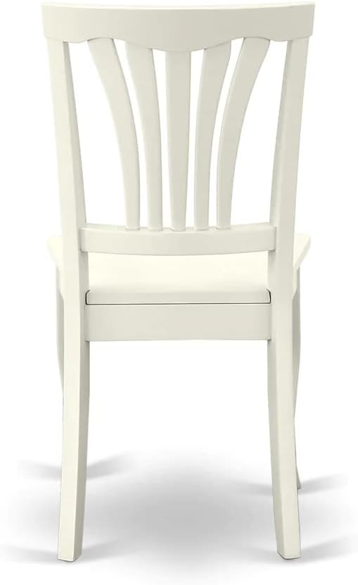 East West Furniture DMAV3-LWH-W 3 Piece Dining Room Table Set Contains a Round - Image 12