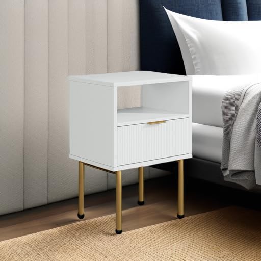 Masupu Nightstand, Mid-Century Modern Bedside Table - Image 5