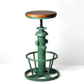 Vintage Bar Stool 24.8-30inch Counter Height Adjustable Industrial Coffee Chair by BOKKOLIK