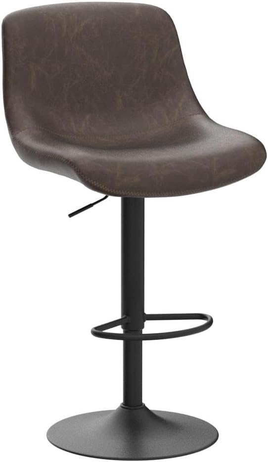 Bar Stools Set of 2, Swivel Counter Height Barstools - Image 5