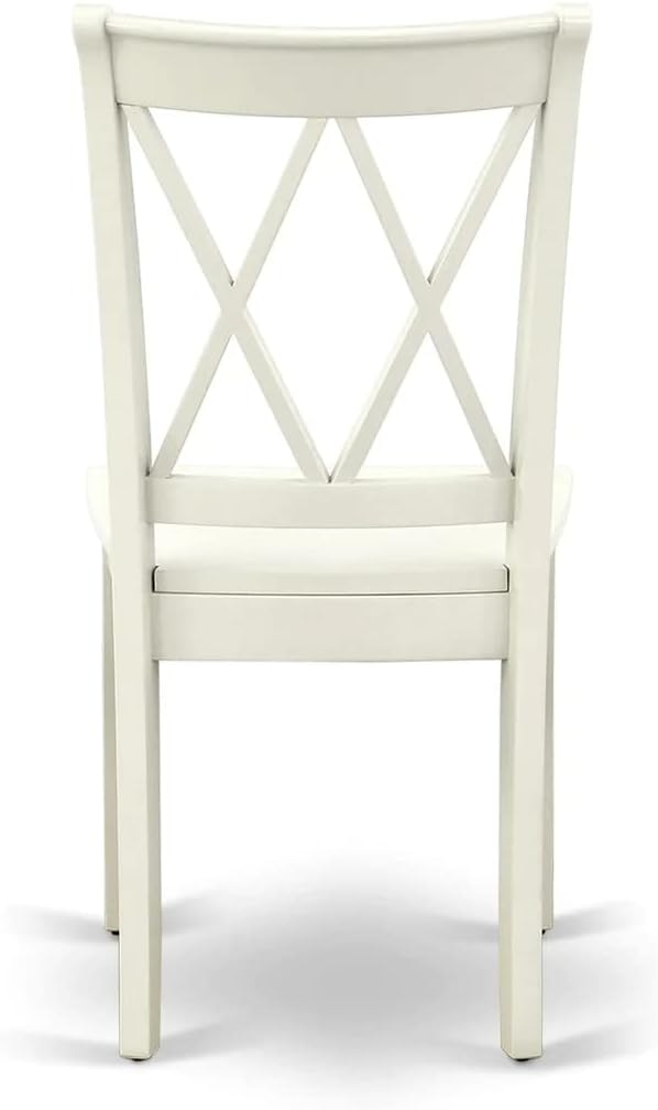 East West Furniture MZCL5-LWH-W 5 Piece Dinette Set - Image 14