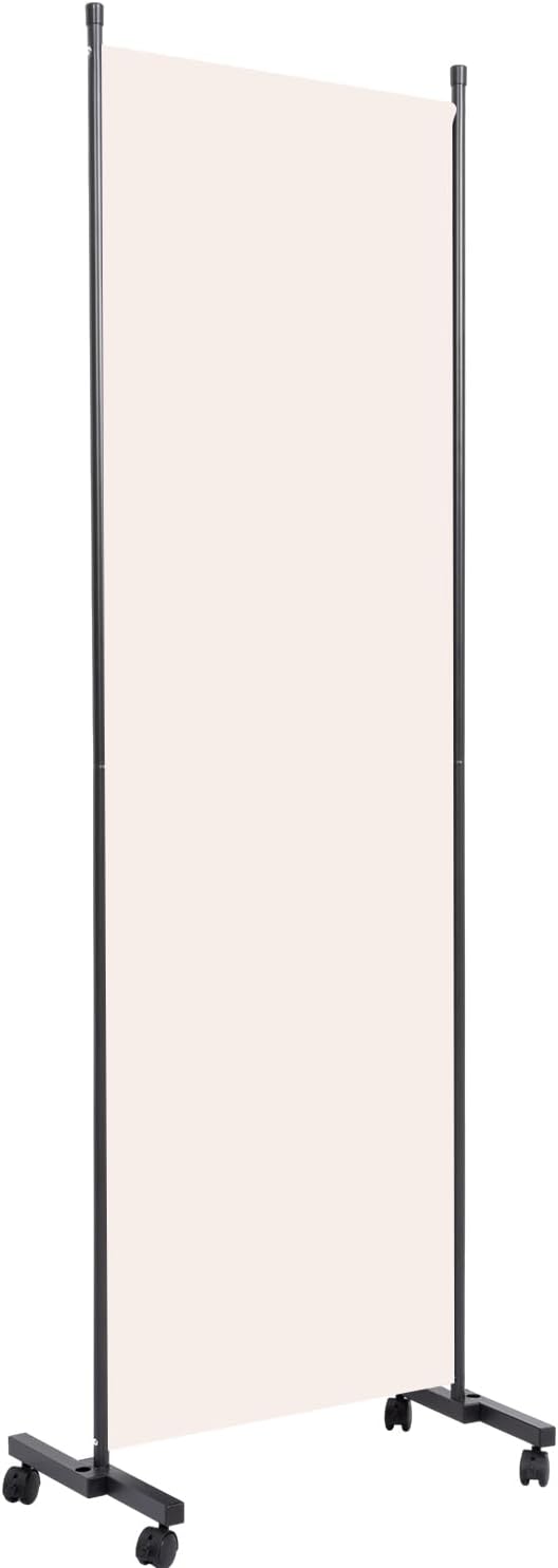 Room Divider Portable 22'' Partition Room Dividers and Folding Privacy Screens by HOMSCREENER