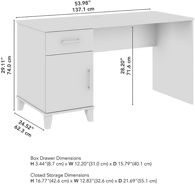 Bush Furniture Somerset 54W Office Desk - Image 3