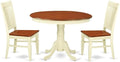 East West Furniture HLWE3-BMK-W 3 Piece Dinette Set by EastWestFurniture