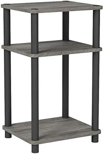 Furinno Just 3-Tier Turn-N-Tube End Table / Side Table / Night Stand / Bedside - Image 5
