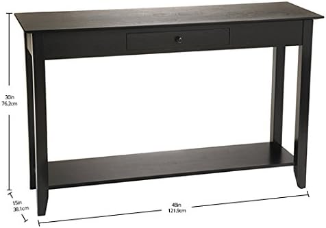 Convenience Concepts American Heritage 1 Drawer Console Table - Image 9