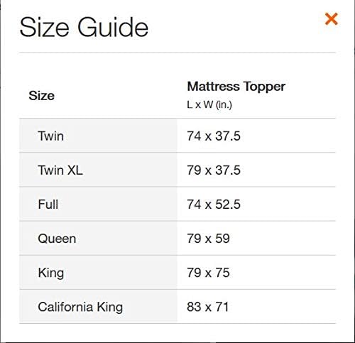 LUCID Mattress Topper, Twin XL, 3 Inch, Memory Foam - Image 9
