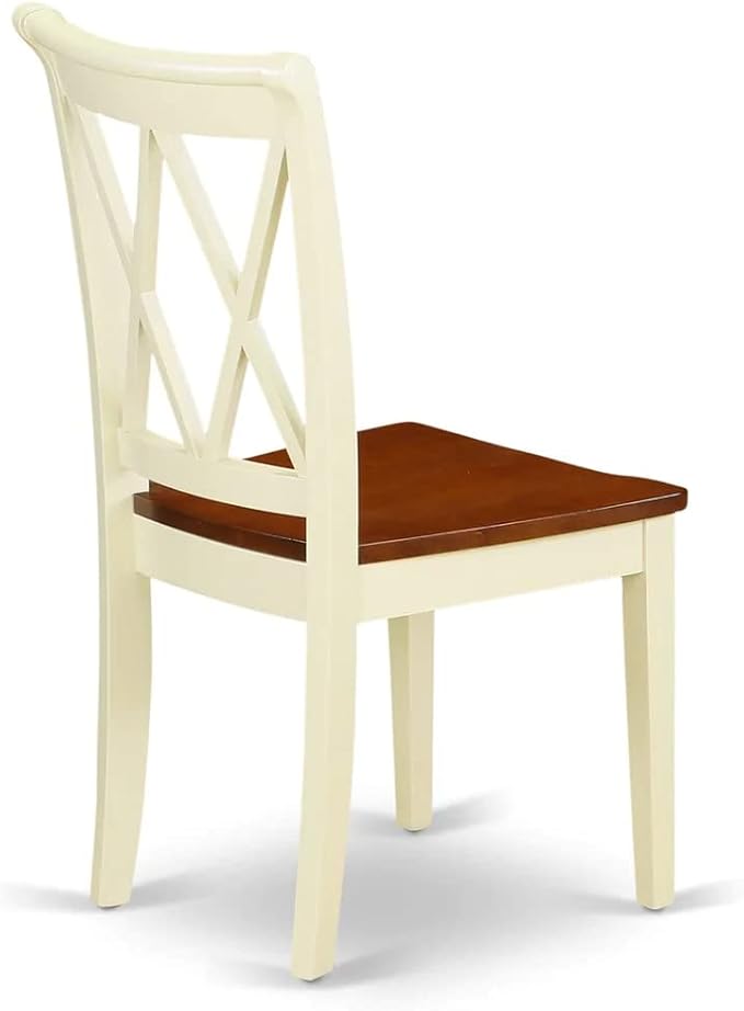 East West Furniture DOCL9-BMK-W 9 Piece Dining Table Set Includes a Rectangle - Image 10
