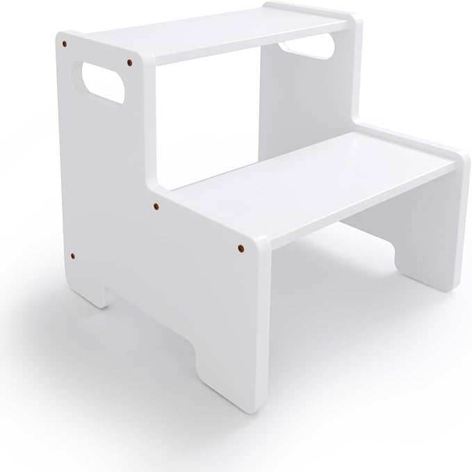 Wooden Step Stool, Two Stepping Stool by WIIFO