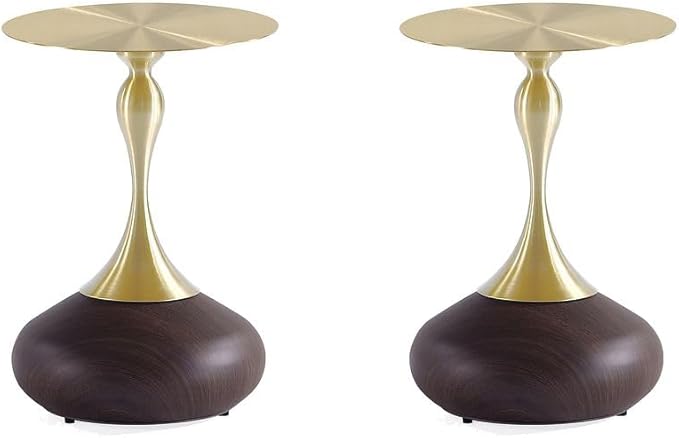 Manhattan Comfort Patchin Modern 15.75" Round End Table by ManhattanComfort