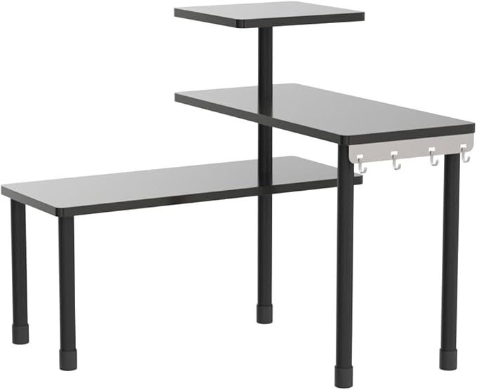 JayRex Countertop Corner Shelf, 3 Tier Shelf Moveable Organizer - Image 5