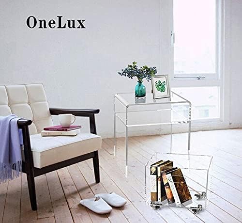 ONELUX 2088 Clear Acrylic nightstand - Image 2
