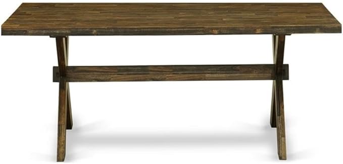 East West Furniture XT777 X-Style Mid-Century Modern Dining Table - Image 3